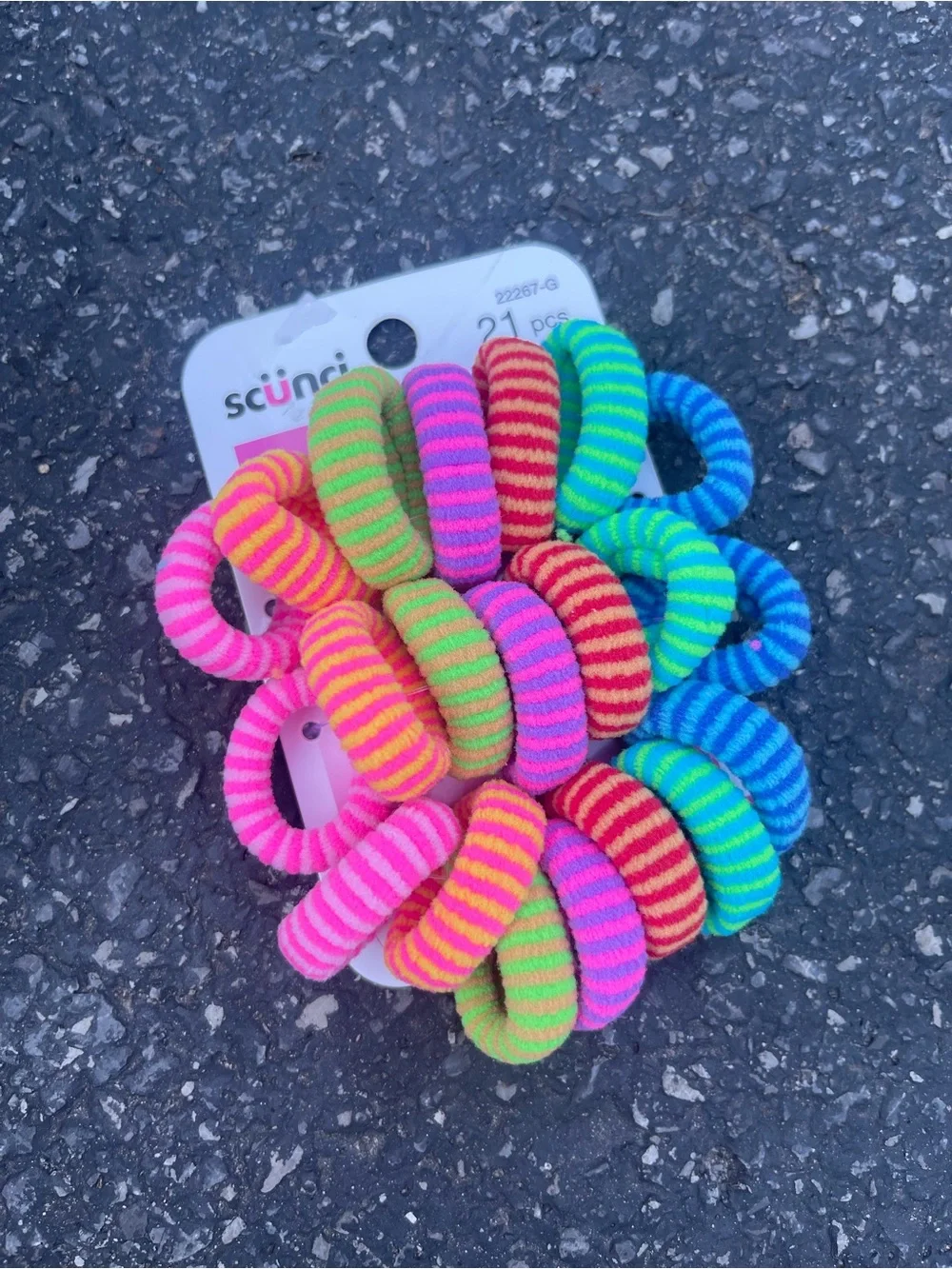 Scunci 21 pcs girl hair ties